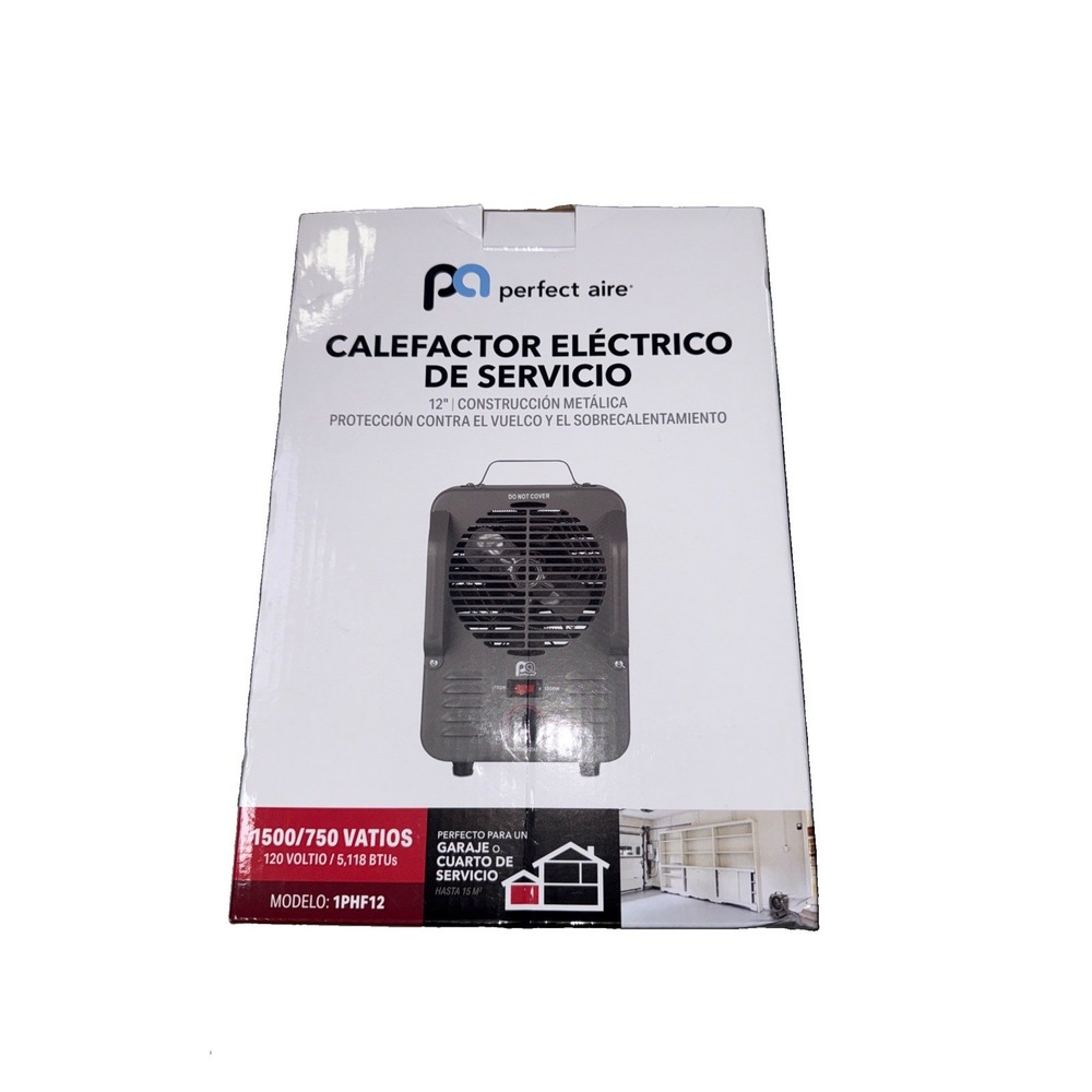 NEW Perfect Aire, Electric Utility Space Heater, 5118 BTUs, 160sq. ft.